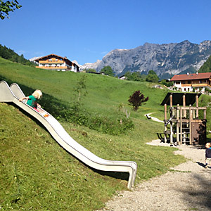 Der Spielplatz in Ramsau